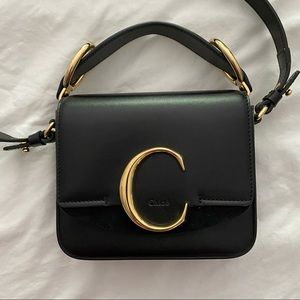 Chloé Mini C Bag Black
